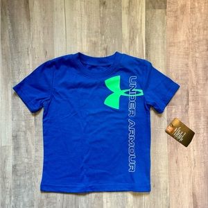 NWT Under Armour Toddler Boy’s Vera Blue TShirt Size 2T